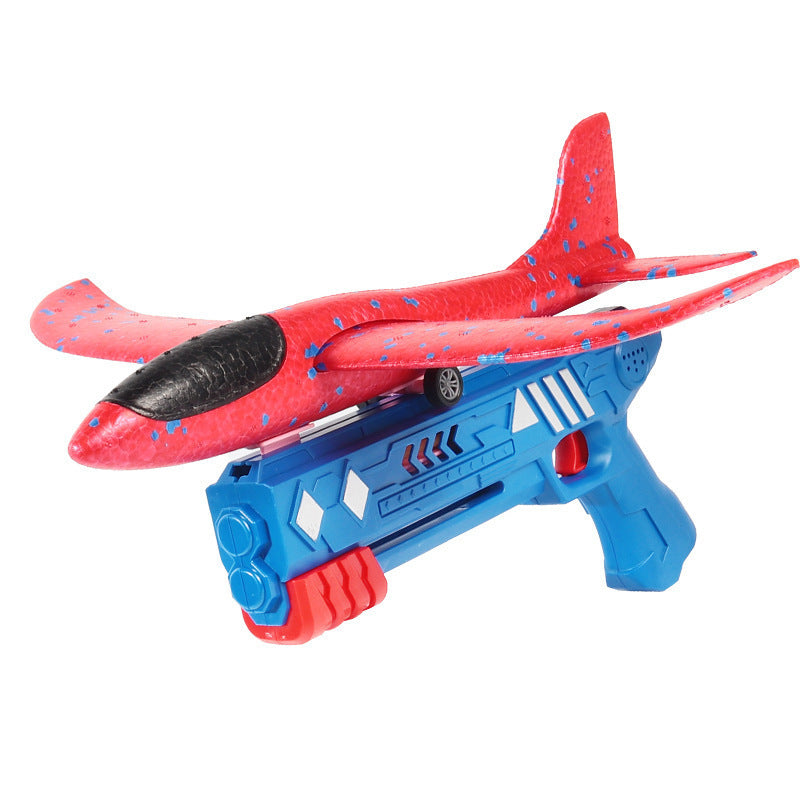 Lot de 3 Avions Lanceurs – Jouet Planeur en Mousse LED pour Enfants