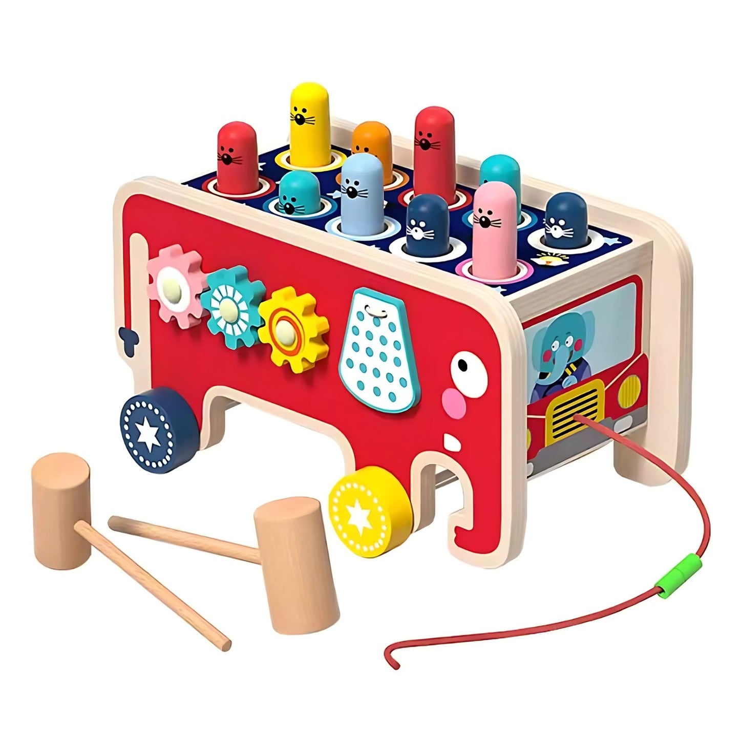 Jeu de Marteau en Bois Montessori – Jouet Éducatif et Amusant pour Enfants