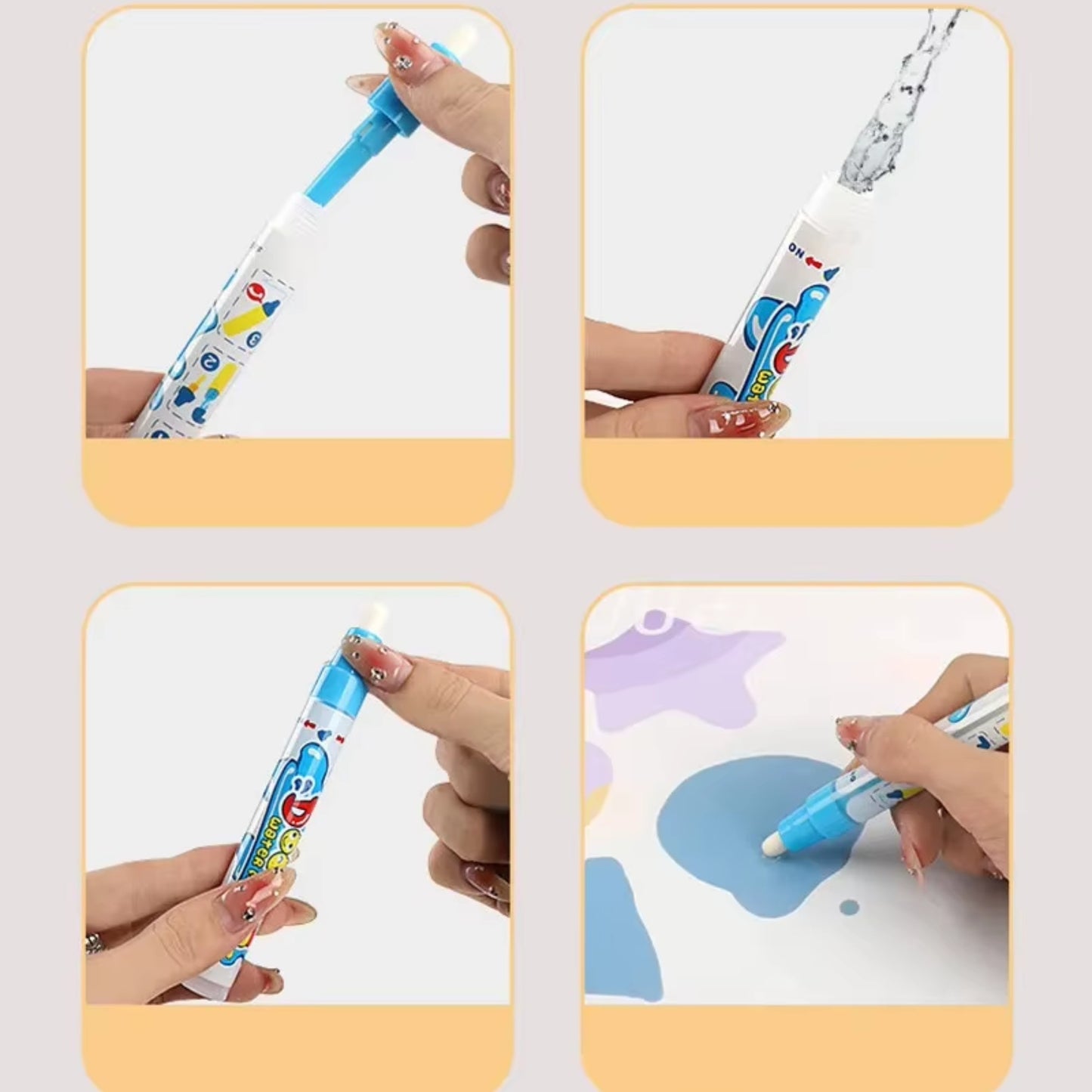 Tapis de Dessin Magique à Eau – Jouet Créatif Sans Désordre pour Enfants 2+ | Couverture Graffiti Réutilisable