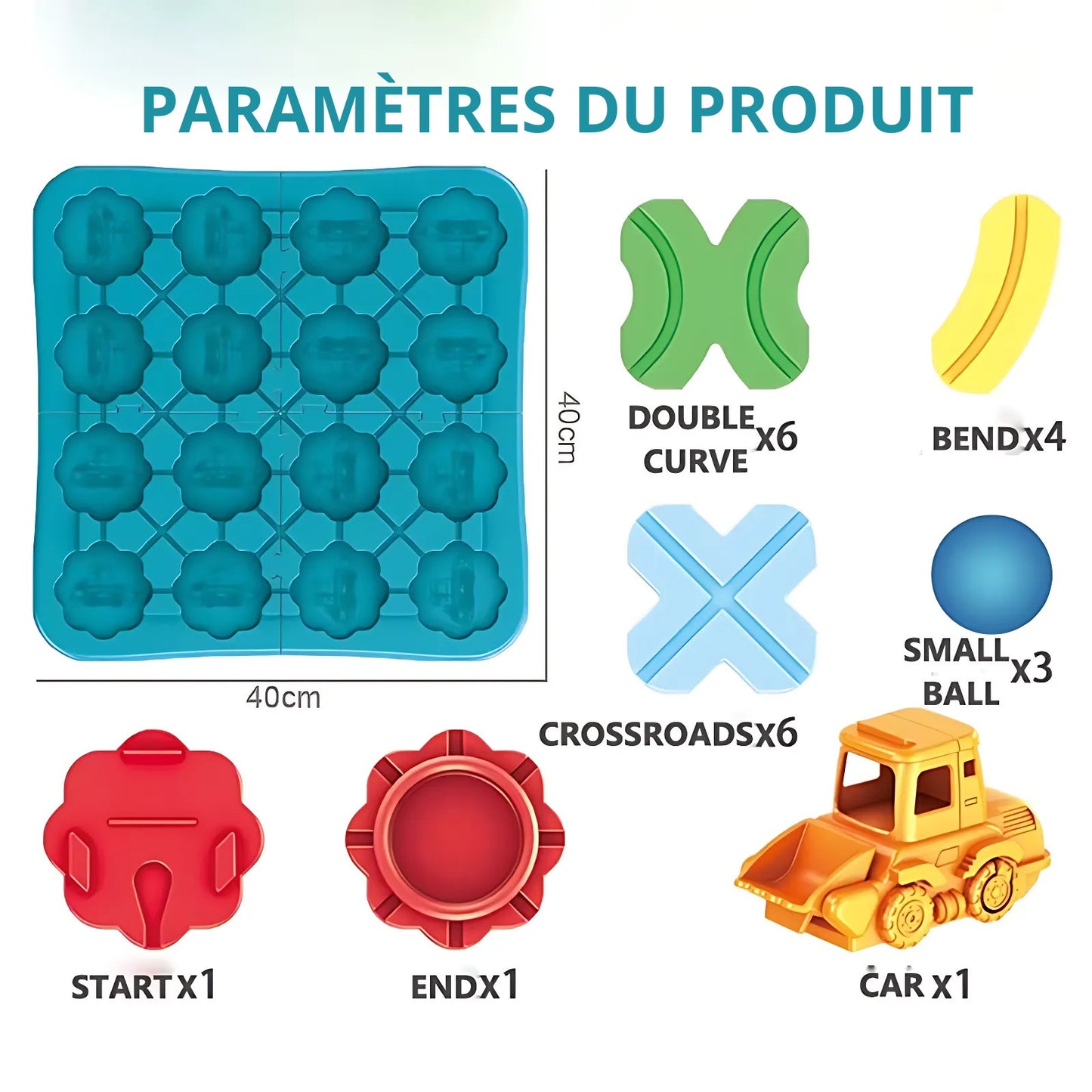 Jeu de Construction Logique STEM – Casse-Tête Éducatif pour Enfants de 4 à 8 Ans