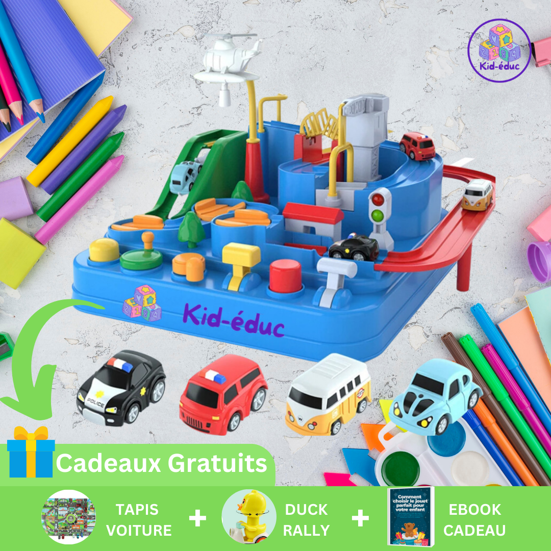 Kid-Circuit™| Jouet Automobile Pour Enfant - Méthode Educatif Montessori
