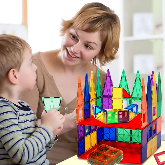 Blocs Magnétiques de Construction – 40PCS Jouet STEM Montessori Enfants