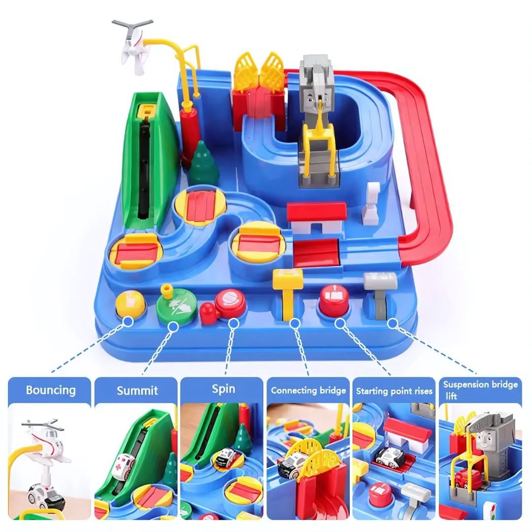 Kid-Circuit™| Jouet Automobile Pour Enfant - Méthode Educatif Montessori
