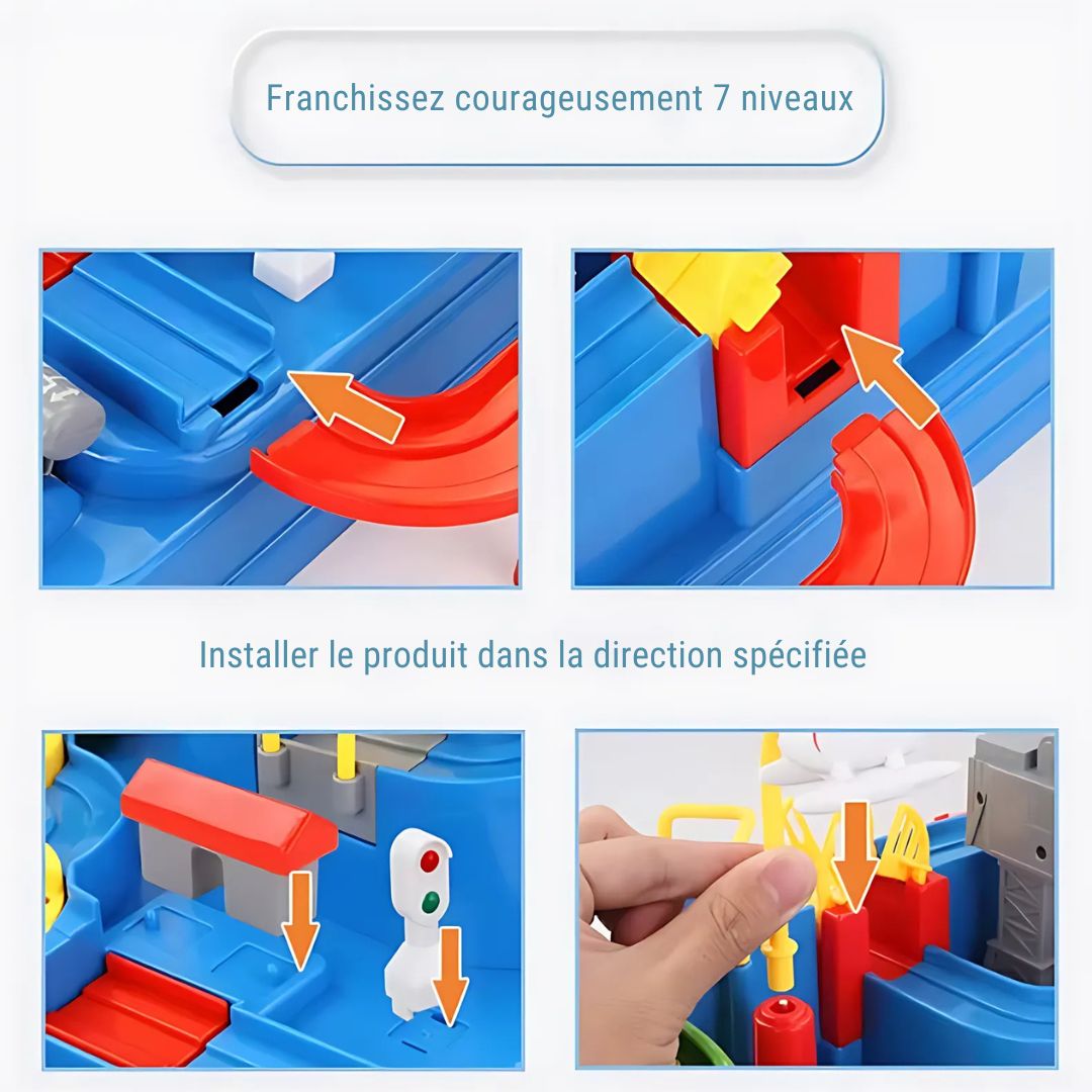 Kid-Circuit™| Jouet Automobile Pour Enfant - Méthode Educatif Montessori