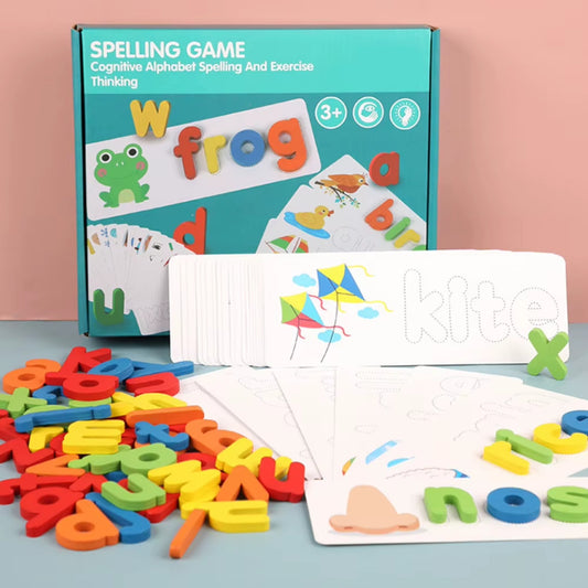 Jeu d’Orthographe pour Enfants – Cartes d’Apprentissage Éducatif